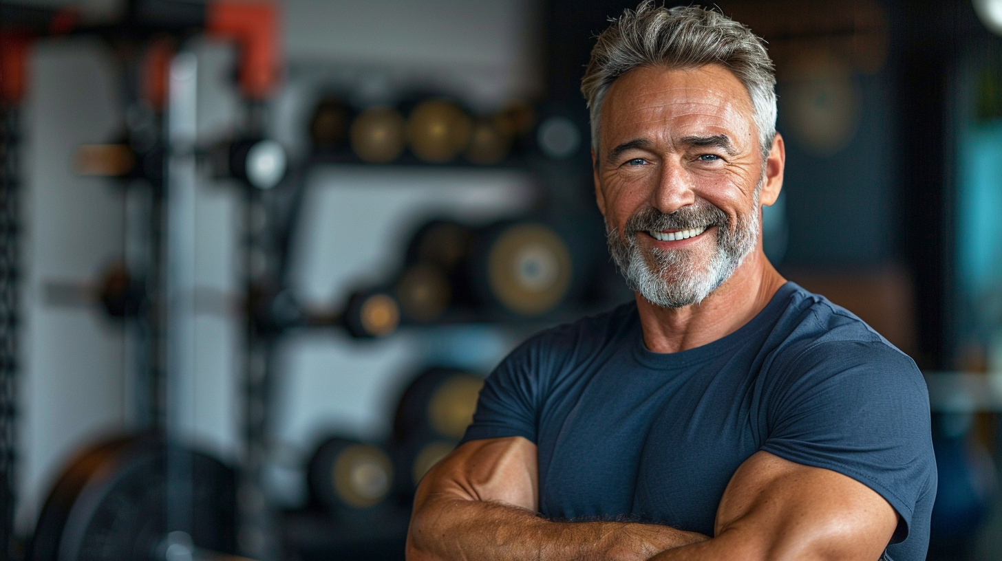 Komunita seniorů cvičící venku